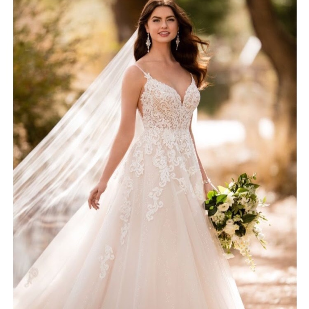 Essense of Australia Modern Boho Wedding Dress